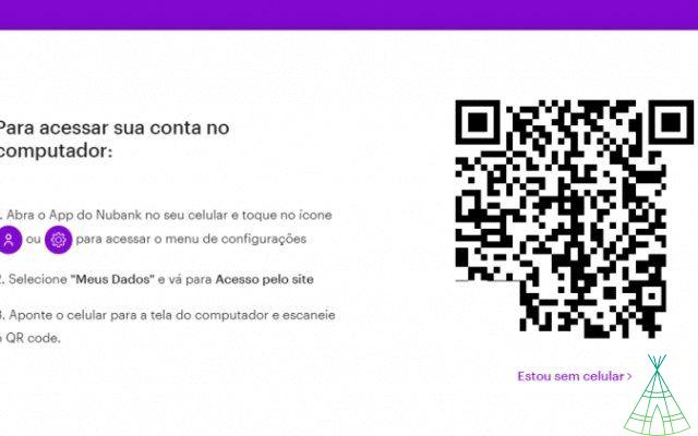 Nubank: see how to access the account from the computer