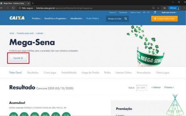 Mega-Sena: result and how to bet on this Saturday's draw (10), with a prize of R$ 125 million