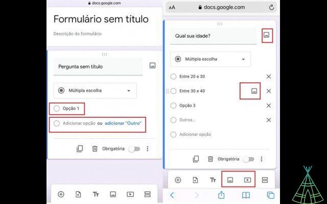 How to create a form in Google Forms via mobile