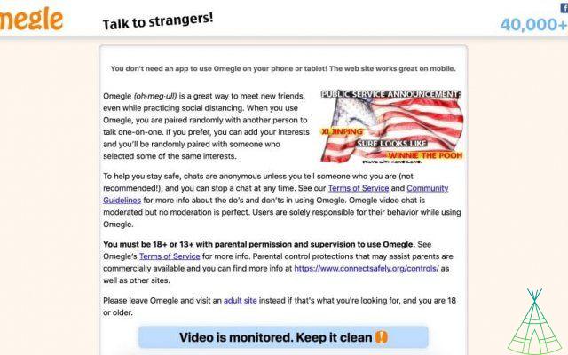 Omegle: how it works, how to use it and care when using the site