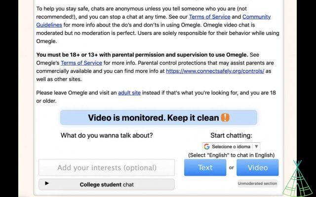 Omegle: how it works, how to use it and care when using the site