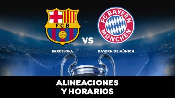 Barcelona v Bayern Munich: where to watch, schedule and lineups of the Champions League match