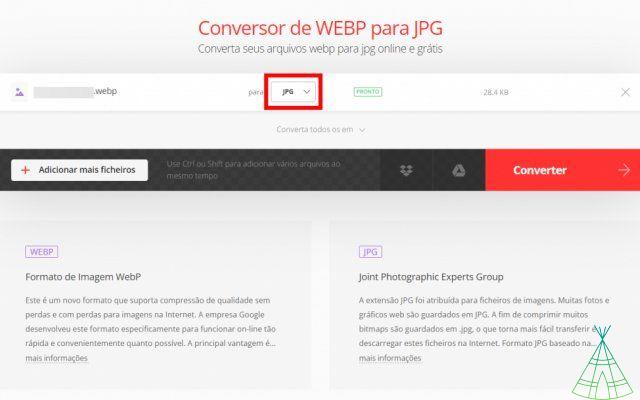 How to convert a WEBP file to JPG